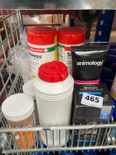 (COLLECTION ONLY) QTY OF ASSORTED ITEMS TO INCLUDE ANIMOLOGY PUPPY SHAMPOO & 8-IN-1 VITALITY ADULT DOG MULTIVITAMINS - BBE 04/2024: LOCATION - B8