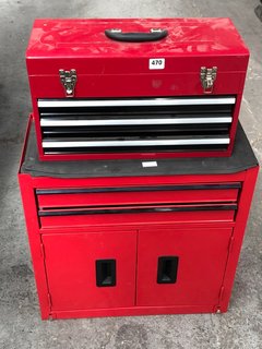 TOOL CABINET IN RED: LOCATION - A8