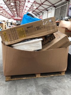 PALLET OF ASSORTED ITEMS TO INCLUDE REXEL PAPER SHREDDER: LOCATION - A8 (KERBSIDE PALLET DELIVERY)