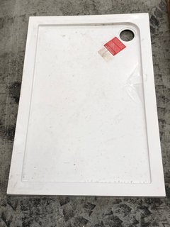 (COLLECTION ONLY) MEDIUM RECTANGULAR SHOWER TRAYS IN WHITE - RRP £200: LOCATION - A8