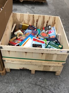 PALLET OF ASSORTED HARD/PAPERBACK BOOKS TITLES TO INCLUDE 5 MINUTE BUNNY BEDTIME TALES & LIGHT LARK: LOCATION - A7 (KERBSIDE PALLET DELIVERY)