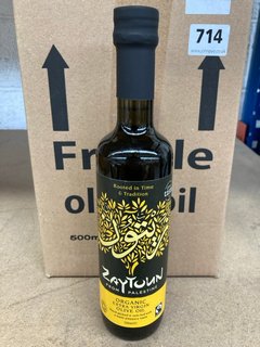 (COLLECTION ONLY) QTY OF ORGANIC EXTRA VIRGIN OLIVE OIL: LOCATION - BR10