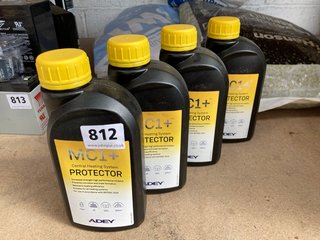 (COLLECTION ONLY) 4 X MC1+ CENTRAL HEATING PROTECTOR FLUID: LOCATION - BR17