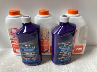 (COLLECTION ONLY) QTY OF ASSORTED ITEMS TO INCLUDE SHARK HYDRO VAC MULTI SURFACE CLEANER & ORIGINAL CARPET SOLUTION: LOCATION - BR18