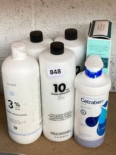 (COLLECTION ONLY) QTY OF ASSORTED ITEMS TO INCLUDE CETRABEN CREAM & DERMOL CREAM: LOCATION - BR18