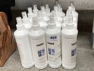 (COLLECTION ONLY) QTY OF UVEX CLEAR SAFETY EYEWEAR CLEANER: LOCATION - BR18