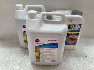 (COLLECTION ONLY) 3 X ITEMS TO INCLUDE NOPE! FLEA KILLER 5L & MAXIMA PINE DISINFECTANT 5L: LOCATION - BR19