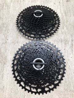 2 X SRAM PG-1230 EAGLE 11S/12S CASSETTE IN BLACK - COMBINED RRP £150: LOCATION - AR9