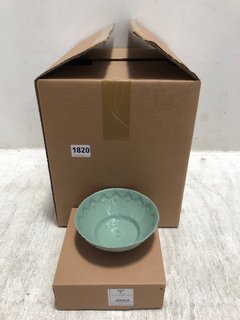 QTY OF NORTH BOWLS IN LIGHT GREEN FINISH: LOCATION - BR2