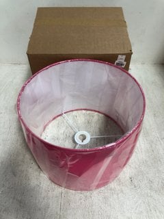 DRUM STYLE LARGE LAMP SHADE IN FUSCHIA: LOCATION - BR4
