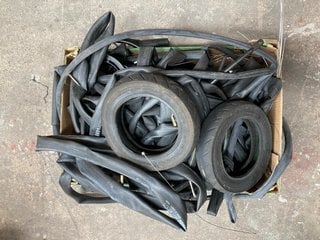 QTY OF ASSORTED BICYCLE INNER TUBES AND TYRES: LOCATION - AR17