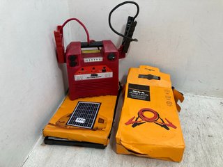 3 X ASSORTED ITEMS TO INCLUDE 10W SOLAR MAINTAINER: LOCATION - BR20