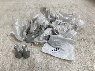 QTY OF ASSORTED REPLACEMENT VEHICLE WHEEL NUTS: LOCATION - BR19