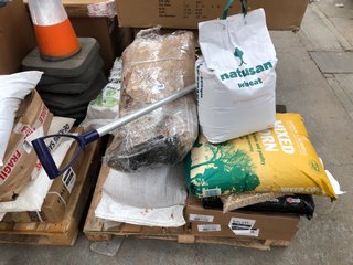 QTY OF ASSORTED ITEMS TO INCLUDE ALDERINE KILN DRIED FIREWOOD: LOCATION - B7 (KERBSIDE PALLET DELIVERY)