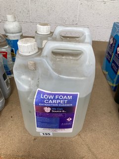 (COLLECTION ONLY) 2 X LOW FOAM CARPET EXTRACTION CLEANERS 5L: LOCATION - AR15