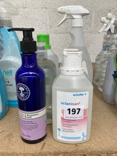 (COLLECTION ONLY) QTY OF ASSORTED ITEMS TO INCLUDE NEAL'S YARD REMEDIES GARDEN MINT AND BERGAMOT HAND WASH: LOCATION - AR15