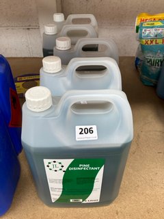 (COLLECTION ONLY) 5 X PINE DISINFECTANT 5L (PLEASE NOTE: 18+YEARS ONLY. ID MAY BE REQUIRED): LOCATION - AR15