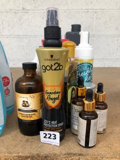 (COLLECTION ONLY) QTY OF ASSORTED BEAUTY ITEMS TO INCLUDE GOT2B HEAT PROTECTION SPRAY 200ML: LOCATION - AR14