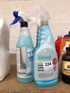 (COLLECTION ONLY) 2 X SANELL ANTIVIRAL & ANTIBACTERIAL SPRAYS 750ML TO INCLUDE ROPA LIMPIA MULTI SURFACE CLEANER SPRAY 750ML: LOCATION - AR14