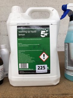 (COLLECTION ONLY) WASHING UP LIQUID IN LEMON 5L: LOCATION - AR14