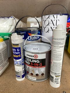 (COLLECTION ONLY) QTY OF ASSORTED ITEMS TO INCLUDE EVER BUILD BATH AND KITCHEN SEALANT (PLEASE NOTE: 18+YEARS ONLY. ID MAY BE REQUIRED): LOCATION - BR15