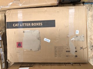 CAT LITTER BOXES IN RUSTIC BROWN: LOCATION - B3