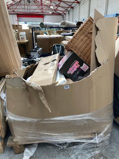 (COLLECTION ONLY) PALLET OF ASSORTED ITEMS TO INCLUDE BALLOONIFY HELIUM BALLOON GAS CANISTER (PLEASE NOTE: 18+YEARS ONLY. ID MAY BE REQUIRED): LOCATION - A4