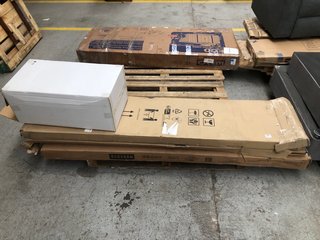 PALLET OF INCOMPLETE FLAT PACKED FURNITURE: LOCATION - A4 (KERBSIDE PALLET DELIVERY)