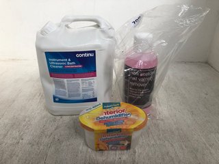 (COLLECTION ONLY) QTY OF ASSORTED CHEMICALS TO INCLUDE CONTINU INSTRUMENT & ULTRASONIC BATH CLEANER CONCENTRATE SOLUTION (PLEASE NOTE: 18+YEARS ONLY. ID MAY BE REQUIRED): LOCATION - A5