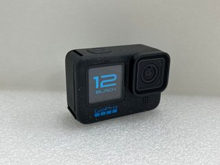 GO PRO HERO 12 BLACK ACTION CAMERA. (WITH BATTERY, MOUNT & CHARGER CABLE) [JPTM113870] THIS PRODUCT IS FULLY FUNCTIONAL AND IS PART OF OUR PREMIUM TECH AND ELECTRONICS RANGE