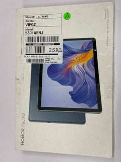 HONOR PAD X8 64 GB TABLET WITH WIFI IN BLUE HOUR: MODEL NO AGM3-W09HN (WITH BOX & ALL ACCESSORIES) [JPTM113827] THIS PRODUCT IS FULLY FUNCTIONAL AND IS PART OF OUR PREMIUM TECH AND ELECTRONICS RANGE
