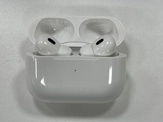 APPLE AIRPODS PRO (2ND GENERATION) EARBUDS IN WHITE: MODEL NO A2698 A2699 A2700 (WITH BOX) [JPTM113093] THIS PRODUCT IS FULLY FUNCTIONAL AND IS PART OF OUR PREMIUM TECH AND ELECTRONICS RANGE