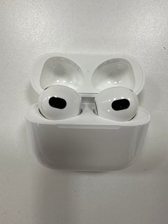 APPLE AIRPODS (3RD GEN) EARBUDS IN WHITE: MODEL NO A2565 A2564 A2897 (WITH BOX & CABLE) [JPTM113035] THIS PRODUCT IS FULLY FUNCTIONAL AND IS PART OF OUR PREMIUM TECH AND ELECTRONICS RANGE