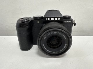 FUJIFILM X-S20 26.1 MEGAPIXELS MIRRORLESS CAMERA IN BLACK: MODEL NO FF220002 WITH FUJIFILM XC 15-45MM OIS PZ LENS (WITH BOX & ALL ACCESSORIES) [JPTM113937] THIS PRODUCT IS FULLY FUNCTIONAL AND IS PAR