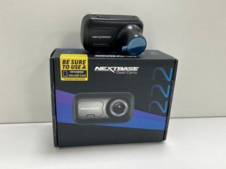 NEXT BASE 222 DASH CAM: MODEL NO NBDVR222 (WITH BOX & ALL ACCESSORIES) [JPTM113959] THIS PRODUCT IS FULLY FUNCTIONAL AND IS PART OF OUR PREMIUM TECH AND ELECTRONICS RANGE