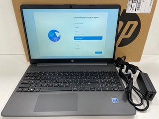 HP 120 GB LAPTOP IN GREY: MODEL NO 15S-FQ0006NA (WITH BOX & CHARGER CABLE) INTEL PENTIUM SILVER N5030 @ 1.10GHZ, 4 GB RAM, 15.6" SCREEN, INTEL UHD GRAPHICS 605 [JPTM113698] THIS PRODUCT IS FULLY FUNC
