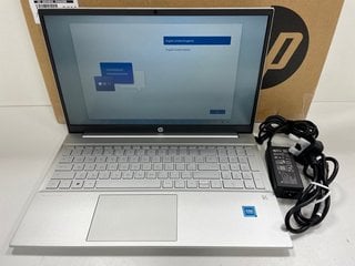 HP PAVILION 120 GB LAPTOP IN SILVER: MODEL NO 15-EG3023NA (WITH BOX & CHARGER CABLE) INTEL PROCESSOR U300 @ 1.20 GHZ, 4 GB RAM, 15.6" SCREEN, INTEL UHD GRAPHICS [JPTM113695] THIS PRODUCT IS FULLY FUN