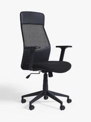 JOHN LEWIS ANYDAY INSET OFFICE CHAIR, BLACK RRP £129