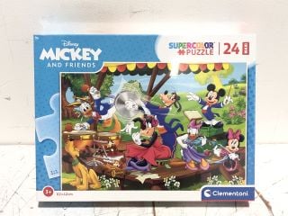 PALLET OF ASSORTED ITEMS TO INCLUDE MICKEY AND FRIENDS PUZZLE AND TAPES GAME APPROX RRP £750