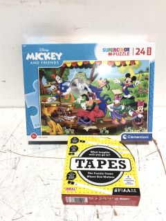 PALLET OF ASSORTED ITEMS TO INCLUDE MICKEY AND FRIENDS PUZZLE AND BLUE HARD HAT CAP APPROX RRP £750