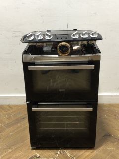 FREESTANDING ZANUSSI ELECTRIC COOKER WITH INDUCTION HOB (VISIBLE DAMAGE, VIEWING ADVISED)