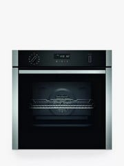 NEFF N50 B2ACH7HH0B BUILT IN ELECTRIC SELF CLEANING SINGLE OVEN, STAINLESS STEEL RRP £699