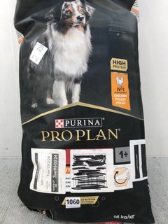 PURINA 14KG PRO PLAN DRY DOG FOOD FOR MEDIUM DOGS - BBE: 06.2025: LOCATION - C3