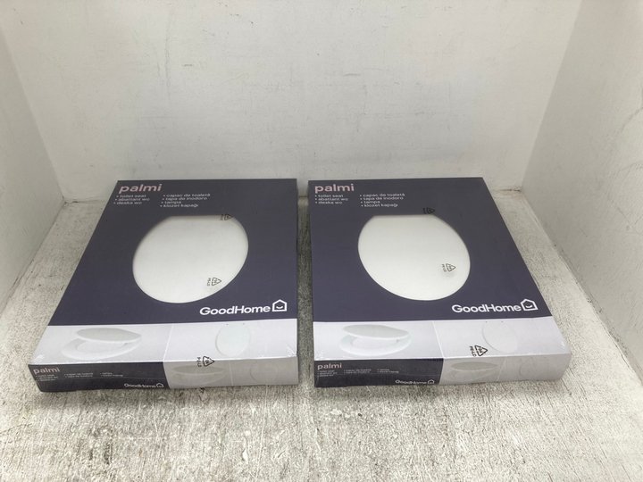 John Pye Auctions 2 X GOODHOME PALMI TOILET SEATS IN WHITE LOCATION D5