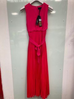 PHASE EIGHT PIPER OMBRE DRESS IN RED/PINK - UK SIZE 12 RRP £149: LOCATION - D14
