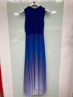 PHASE EIGHT PIPER OMBRE DRESS IN BLUE - UK SIZE 12 RRP £150: LOCATION - D14