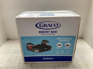 GRACO BOOSTER BASIC GROUP 3 CAR SEAT IN GREY: LOCATION - A7