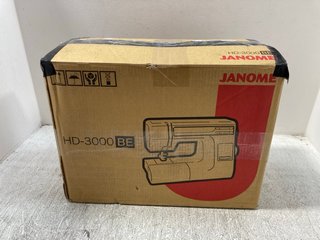 JANOME HD-3000 BE HEAVY DUTY SEWING MACHINE IN BLACK: LOCATION - A12