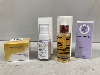 QTY OF ASSORTED BEAUTY ITEMS TO INCLUDE BAKUCHIOL 30ML SMOOTHING FACE SERUM: LOCATION - B1