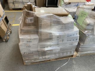 PALLET OF ASSORTED WALL TILES & OTHER ITEMS TO INCLUDE 600 X 300MM WALL TILES - RRP £2000: LOCATION - D1 (KERBSIDE PALLET DELIVERY)